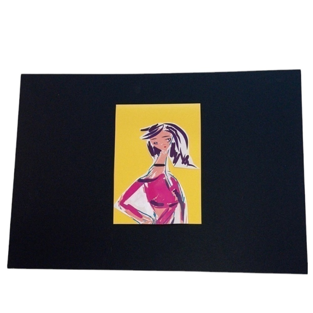 Sinta Margot handmade print from a book illustration no frame on this one